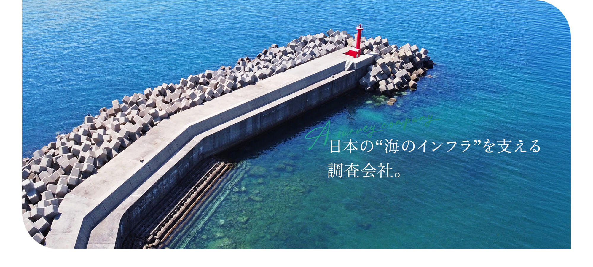 日本の”海のインフラ”を支える調査会社。